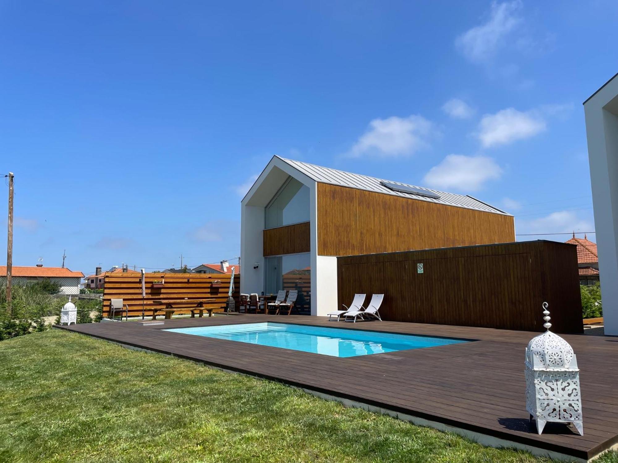Vila Modern Barn House In Countryside Murtosa Exteriér fotografie