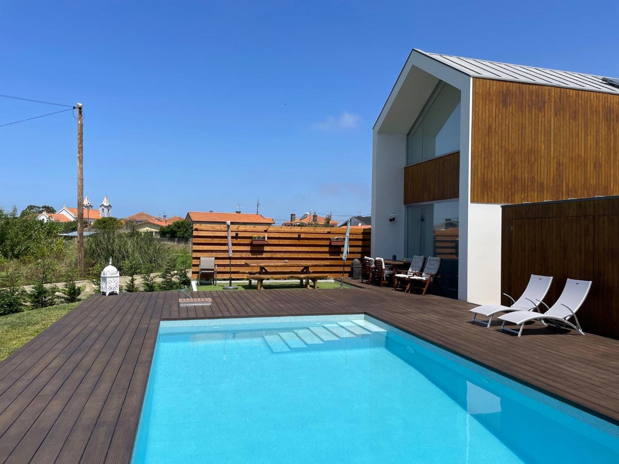 Vila Modern Barn House In Countryside Murtosa Exteriér fotografie